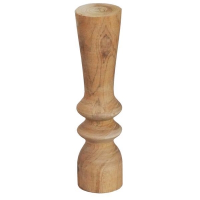 Κηροπήγιο Nextdeco Tribeca ανακυκλωμένο ξύλο teak Ø6x25εκ.