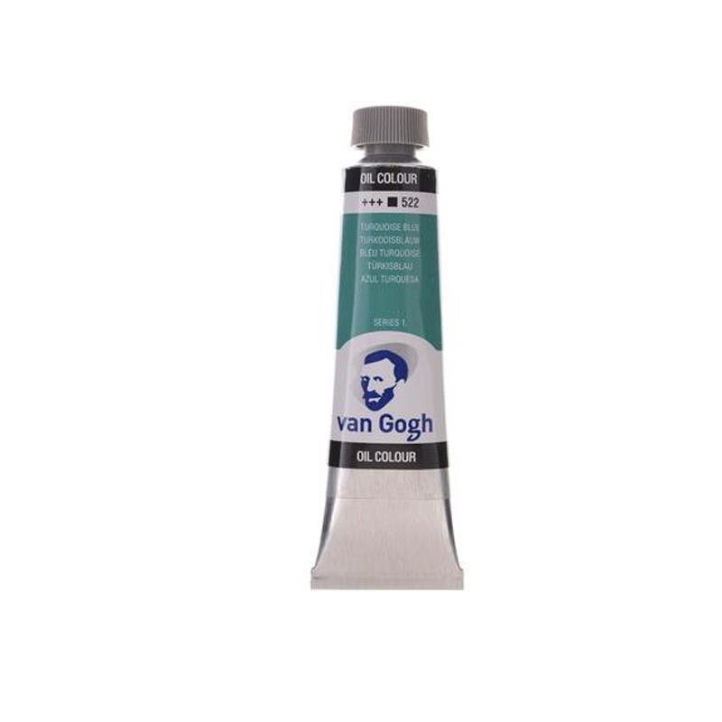 Talens van gogh χρώμα λαδιού 522 turquoise blue 20ml