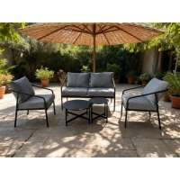 Nextdeco σετ σαλόνι εξωτερικού χώρου μεταλλικό 5τμχ.