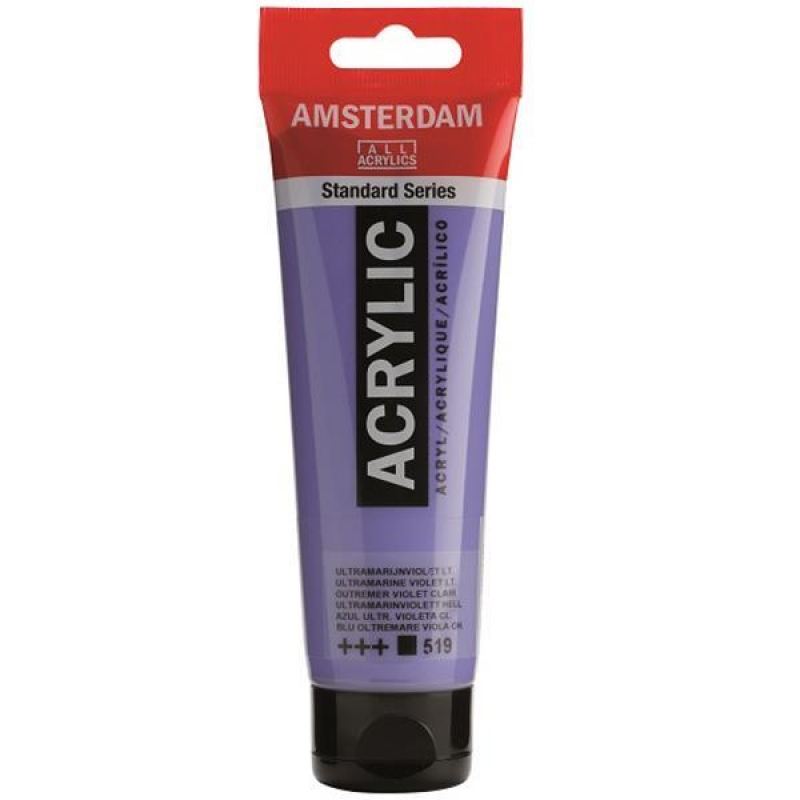 Talens amsterdam ακρυλικό χρώμα 519 ultramarine violet L 120ml