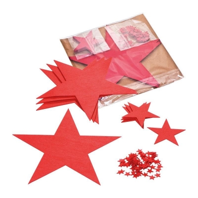 Σετ αστεριών από τσόχα 82 τεμάχια