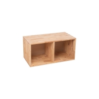 Ξύλινο κουτί ορθογώνιο διπλό Nextdeco Natural Υ39x40x80εκ. Ξύλινο κουτί ορθογώνιο διπλό Nextdeco Natural Υ39x40x80εκ.