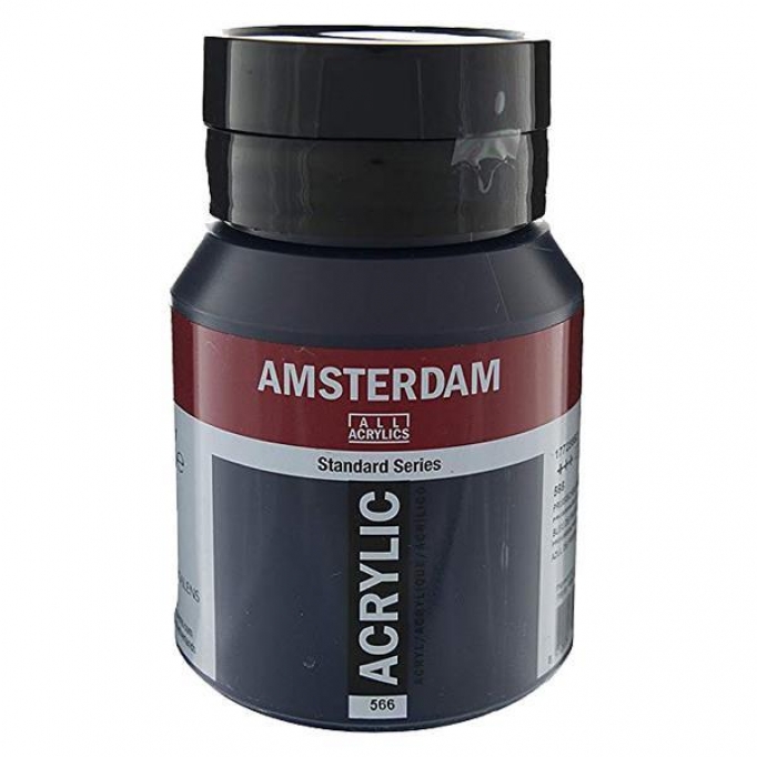 Talens amsterdam ακρυλικό χρώμα 566 prussian blue 500ml