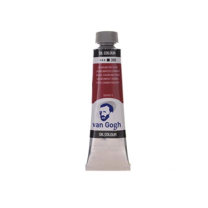 Talens van gogh χρώματα λαδιού 60ml (306-Cadmium red deep)