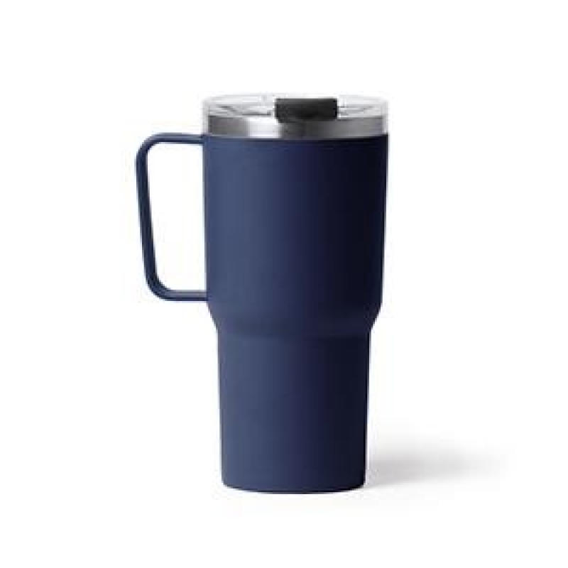 Θερμός - κούπα 600 ml μπλε ανοξείδωτο ατσάλι Υ18,9xØ9εκ. Θερμός - κούπα 600 ml μπλε ανοξείδωτο ατσάλι Υ18,9xØ9εκ.