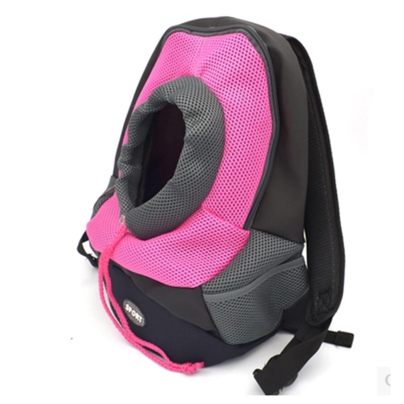 Τσάντα μεταφοράς κατοικιδίου ροζ Υ42x35x16εκ. small