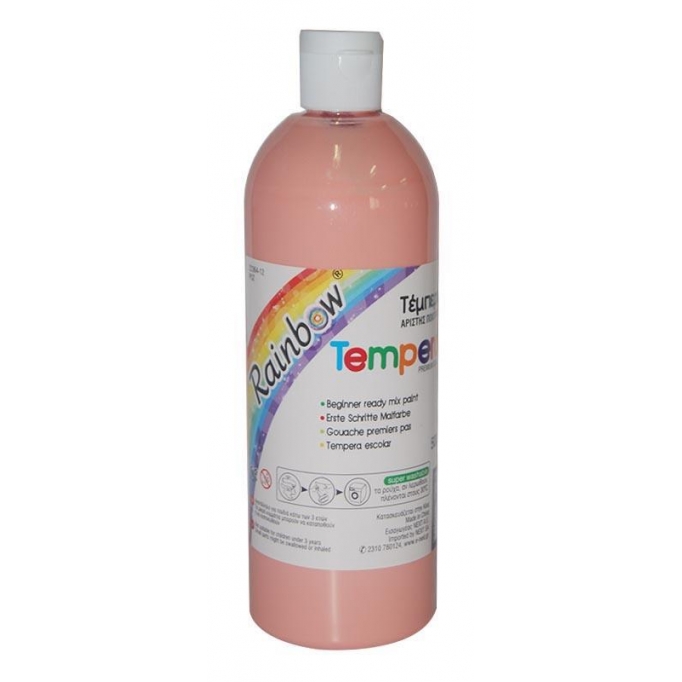 Rainbow τέμπερα ροζ 500ml