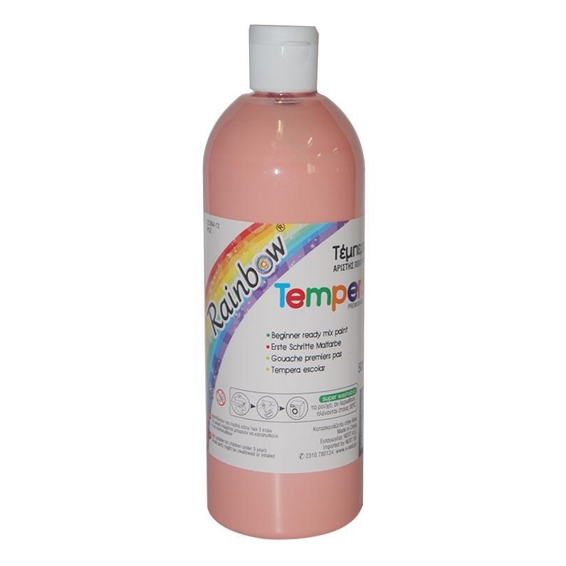 Rainbow τέμπερα ροζ 500ml