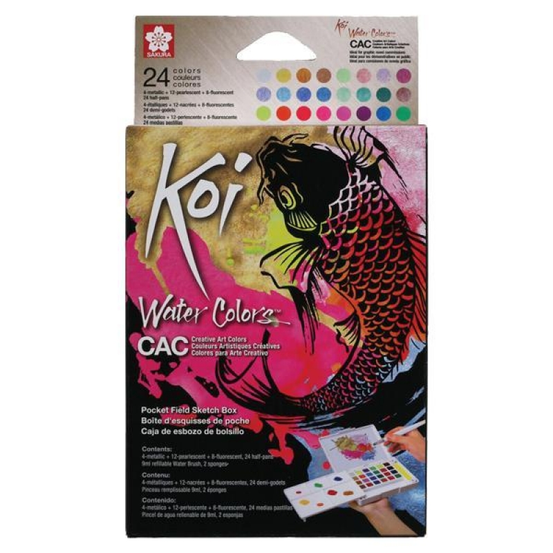 Sakura Koi cac νερομπογιές σετ 24 τεμ. Sakura Koi cac νερομπογιές σετ 24 τεμ.