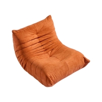 Compressed Nextdeco πολυθρόνα Togo πορτοκαλί Υ70x85x103εκ. Compressed Nextdeco πολυθρόνα Togo πορτοκαλί Υ70x85x103εκ.