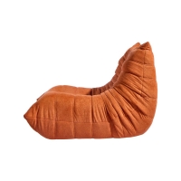 Compressed Nextdeco πολυθρόνα Togo πορτοκαλί Υ70x85x103εκ. Compressed Nextdeco πολυθρόνα Togo πορτοκαλί Υ70x85x103εκ.