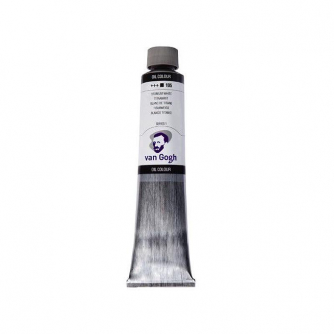 Talens van gogh χρώμα λαδιού 105 titanium white 20ml