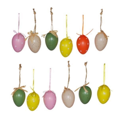 Σακουλάκι με 12 διακοσμητικά πασχαλινά αυγά #3