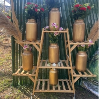 Ανθοστήλη ξύλινη μπαμπού Nextdeco με 7 επίπεδα Υ66x76x23εκ. Ανθοστήλη ξύλινη μπαμπού Nextdeco με 7 επίπεδα Υ66x76x23εκ.