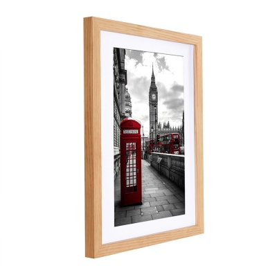 Κορνίζα τοίχου ξύλινη με ακρυλικό τζάμι Υ50x70εκ.