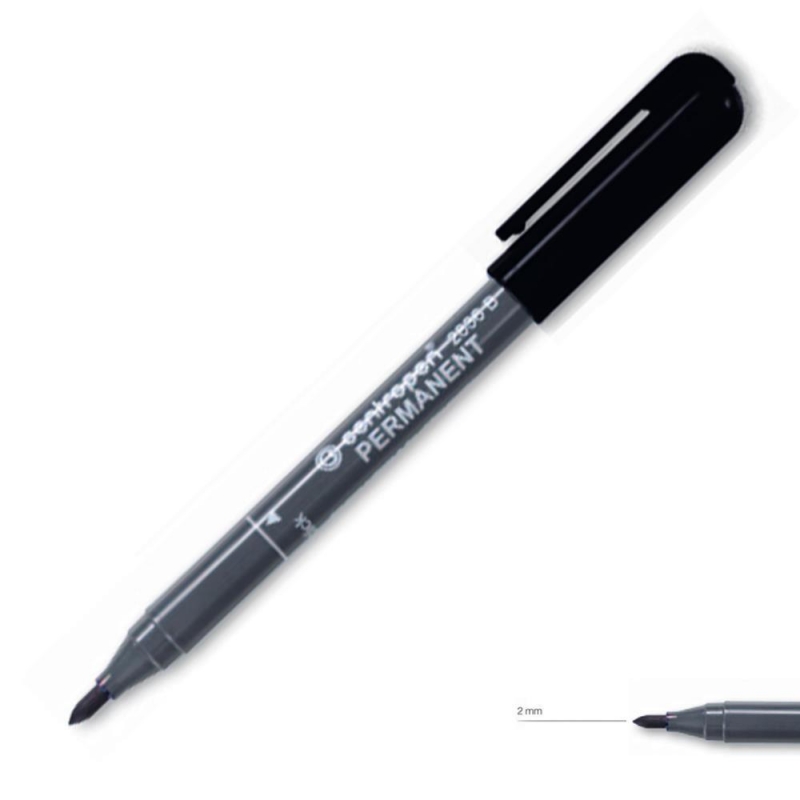 Centropen μαρκαδόρος ανεξίτηλος μαύρο 2mm Centropen μαρκαδόρος ανεξίτηλος μαύρο 2mm