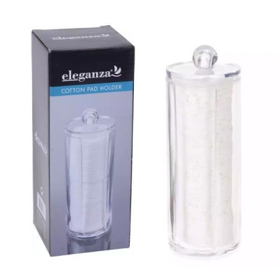 Θήκη για δίσκους ντεμακιγιάζ ακρυλική διάφανη Ø7xΥ20εκ. Θήκη για δίσκους ντεμακιγιάζ ακρυλική διάφανη Ø7xΥ20εκ.