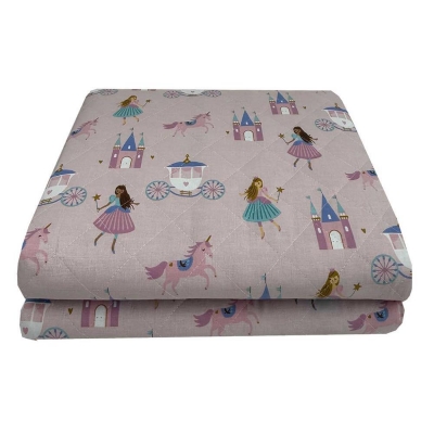 Κουβερλί παιδικό princess από 100% βαμβάκι 160x250εκ. Κουβερλί παιδικό princess από 100% βαμβάκι 160x250εκ.