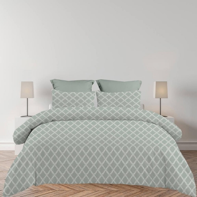Σετ υπέρδιπλα σεντόνια Lucia grey από 100% βαμβάκι 245x260εκ. Σετ υπέρδιπλα σεντόνια Lucia grey από 100% βαμβάκι 245x260εκ.