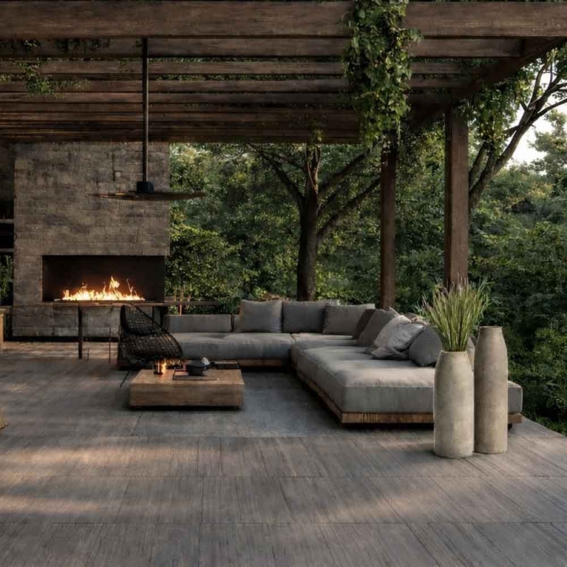 Γλάστρα - κασπώ Epocco μακιάτο Y70xΦ38εκ.