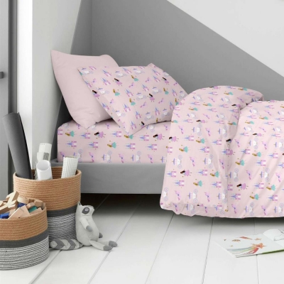 Σετ παιδικά σεντόνια μονά princess από 100% βαμβάκι 170x260εκ. Σετ παιδικά σεντόνια μονά princess από 100% βαμβάκι 170x260εκ.