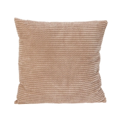 Μαξιλάρι διακοσμητικό με γραμμές εκρού 45x45εκ.