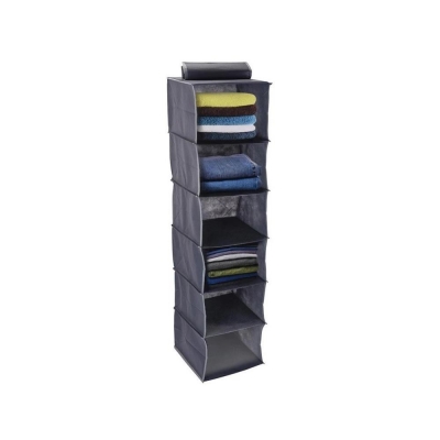 Κρεμαστή θήκη οργάνωσης ντουλάπας 6 θέσεων Y120x30x30εκ.