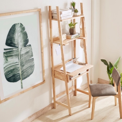 Γραφείο Ραφιέρα Nextdeco Natural μασίφ ξύλο Y180x60,1x40,5εκ. Γραφείο Ραφιέρα Nextdeco Natural μασίφ ξύλο Y180x60,1x40,5εκ.