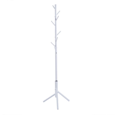 Καλόγερος μεταλλικός Nextdeco λευκός Y175εκØ58εκ.