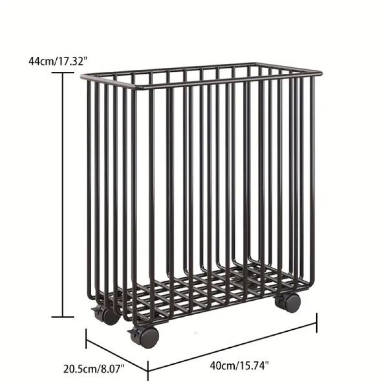 Καλάθι αποθήκευσης μαύρο Υ44x40x20,5εκ. Καλάθι αποθήκευσης μαύρο Υ44x40x20,5εκ.