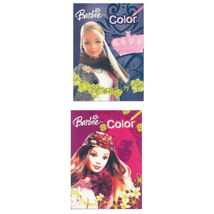 Μπλοκ ζωγραφικής Barbie colour 2σχέδια 21x29εκ. 32φύλ.