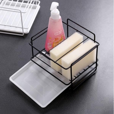 Θήκη οργάνωσης νεροχύτη μαύρη μεταλλική Υ12x18,5x10εκ. Θήκη οργάνωσης νεροχύτη μαύρη μεταλλική Υ12x18,5x10εκ.