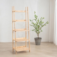 Ραφιέρα Nextdeco Natural μασίφ ξύλο Y180x60x45εκ.