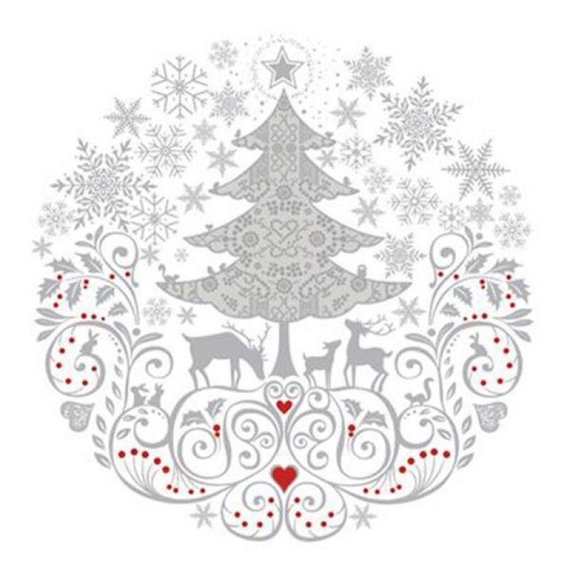 Χαρτοπετσέτες 20τεμ. 33x33εκ "Χριστουγεννιάτικη σύνθεση σε κύκλο" (SD_GW_009401) Χαρτοπετσέτες 20τεμ. 33x33εκ "Χριστουγεννιάτικη σύνθεση σε κύκλο" (SD_GW_009401)