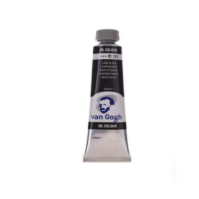 Talens van gogh χρώματα λαδιού 60ml (702-Lamp Black)