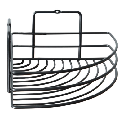 Ράφι μπάνιου γωνιακό Nextdeco μαύρη Υ10xØ19εκ Ράφι μπάνιου γωνιακό Nextdeco μαύρη Υ10xØ19εκ