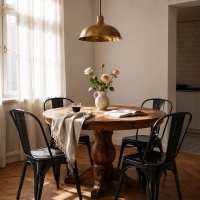 Καρέκλα μεταλλική Nextdeco Loft στοιβαζόμενη μαύρη 45x48xΥ85εκ Καρέκλα μεταλλική Nextdeco Loft στοιβαζόμενη μαύρη 45x48xΥ85εκ