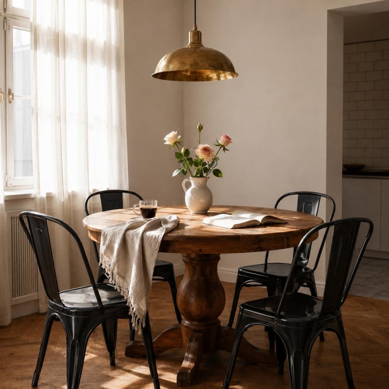 Καρέκλα μεταλλική Nextdeco Loft στοιβαζόμενη μαύρη 45x48xΥ85εκ Καρέκλα μεταλλική Nextdeco Loft στοιβαζόμενη μαύρη 45x48xΥ85εκ