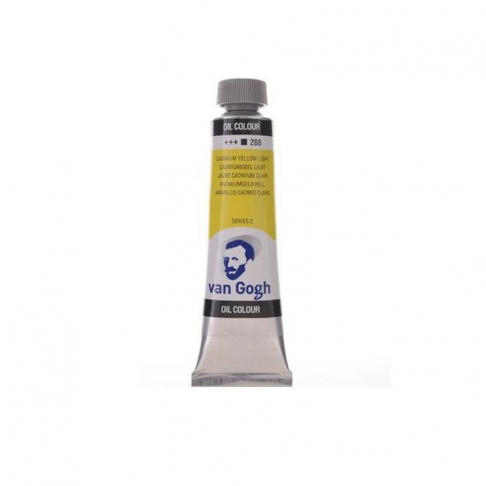 Talens van gogh χρώμα λαδιού 208 cadmium yellow light 20ml