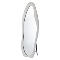 Καθρέφτης ολόσωμος Nextdeco λευκός βελούδινο πλαίσιο 160x60εκ. οβάλ