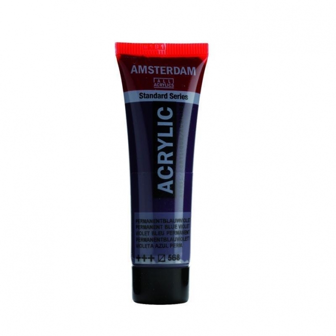 Talens amsterdam ακρυλικό χρώμα 568 perm. blue violet 120ml