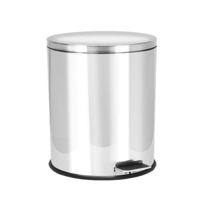 Κάδος απορριμάτων inox με πεντάλ 12l. Y38εκ. Ø24,5εκ. Κάδος απορριμάτων inox με πεντάλ 12l. Y38εκ. Ø24,5εκ.