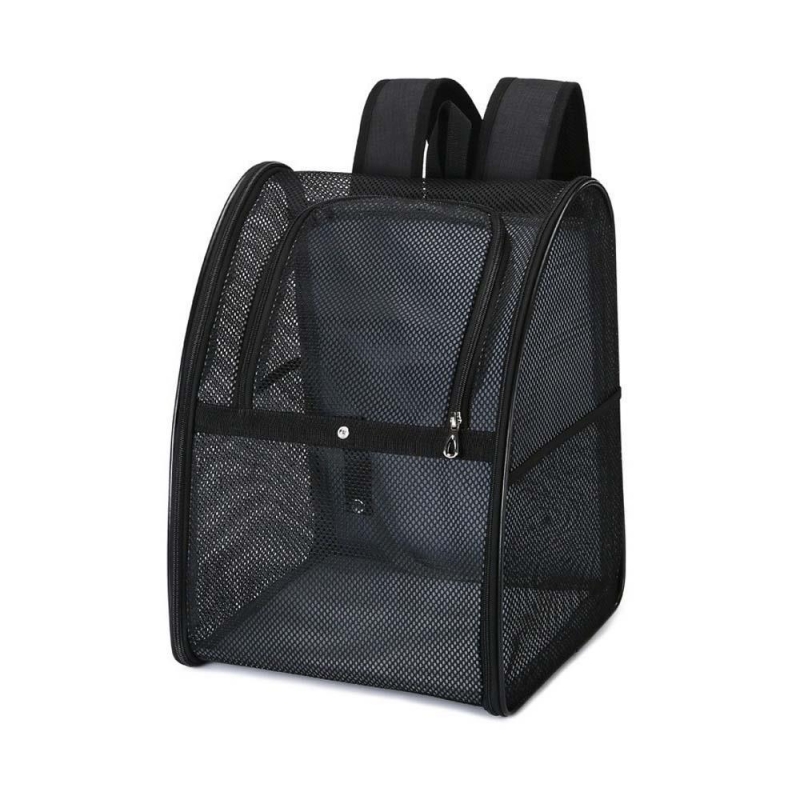 Τσάντα μεταφοράς κατοικιδίων μαύρη Υ42×34×28εκ.