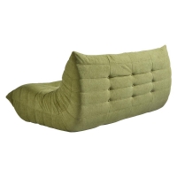 Compressed Nextdeco καναπές τριθέσιος Togo χακί Υ70x174x102εκ.