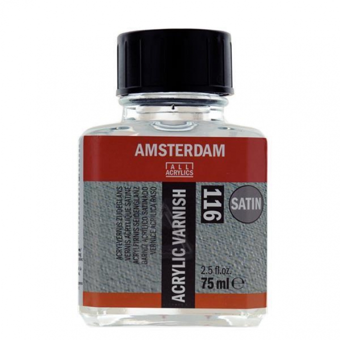 Talens amsterdam acrylic varnish Satin 116 75ml.