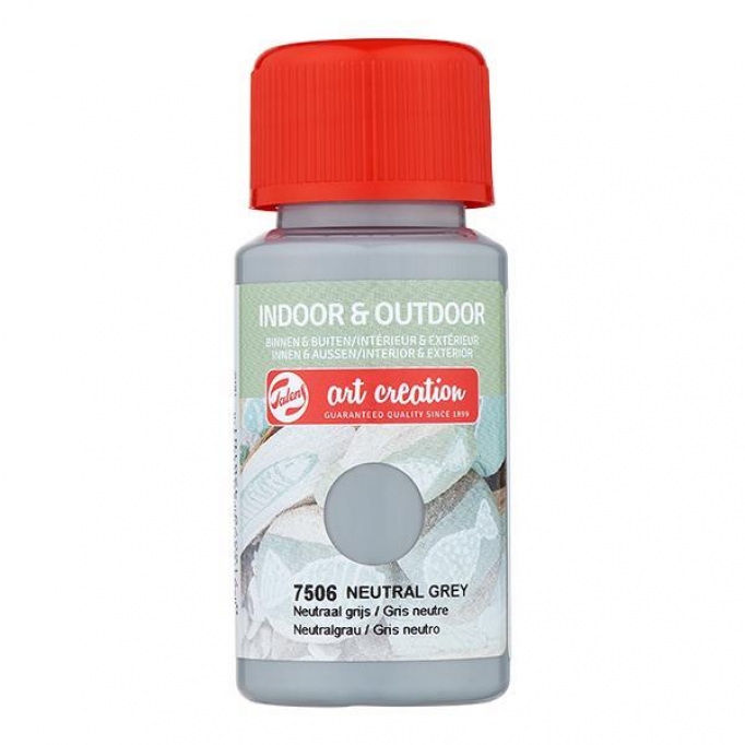 Talens χρώμα indoor/outdoor 7506 neutral grey 50ml