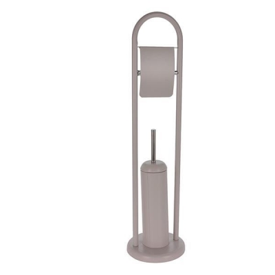 Χαρτοθήκη δαπέδου με ενσωματωμένο πιγκάλ μπεζ-καφέ Ø20,3xY70εκ Χαρτοθήκη δαπέδου με ενσωματωμένο πιγκάλ μπεζ-καφέ Ø20,3xY70εκ