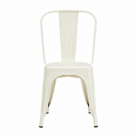 Καρέκλα μεταλλική Nextdeco Loft στοιβαζόμενη ivory 45x48xΥ85εκ Καρέκλα μεταλλική Nextdeco Loft στοιβαζόμενη ivory 45x48xΥ85εκ