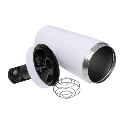 Shaker πρωτεΐνης ανοξείδωτο 750ml λευκό Shaker πρωτεΐνης ανοξείδωτο 750ml λευκό