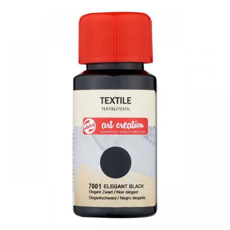 Talens χρώμα textile 7001 elegant black 50ml Talens χρώμα textile 7001 elegant black 50ml